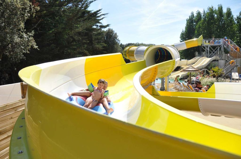 toboggans du top 10 des campings en Vendée